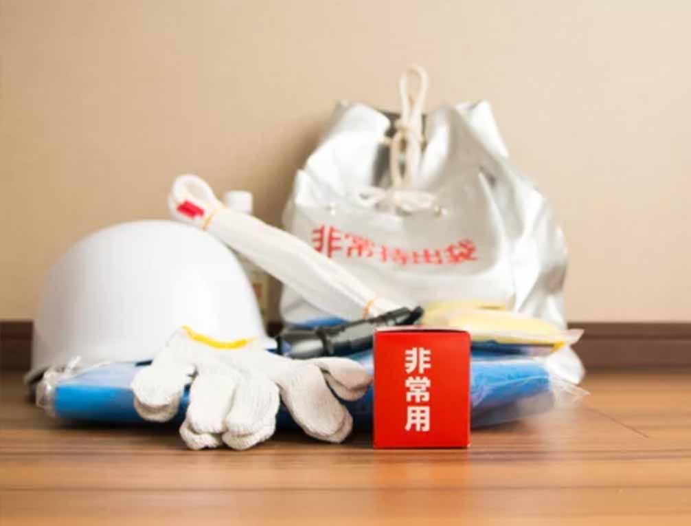 防災イベント用にオリジナルの防災セットを製作しました。