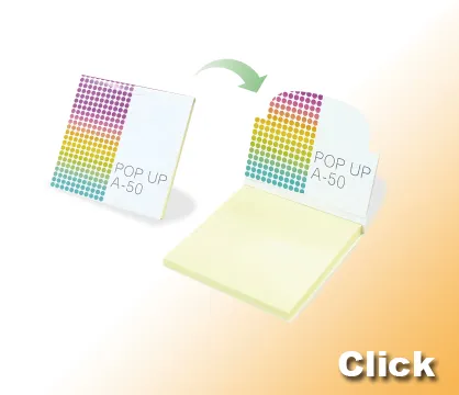 形からフルオーダーで製作できる付箋