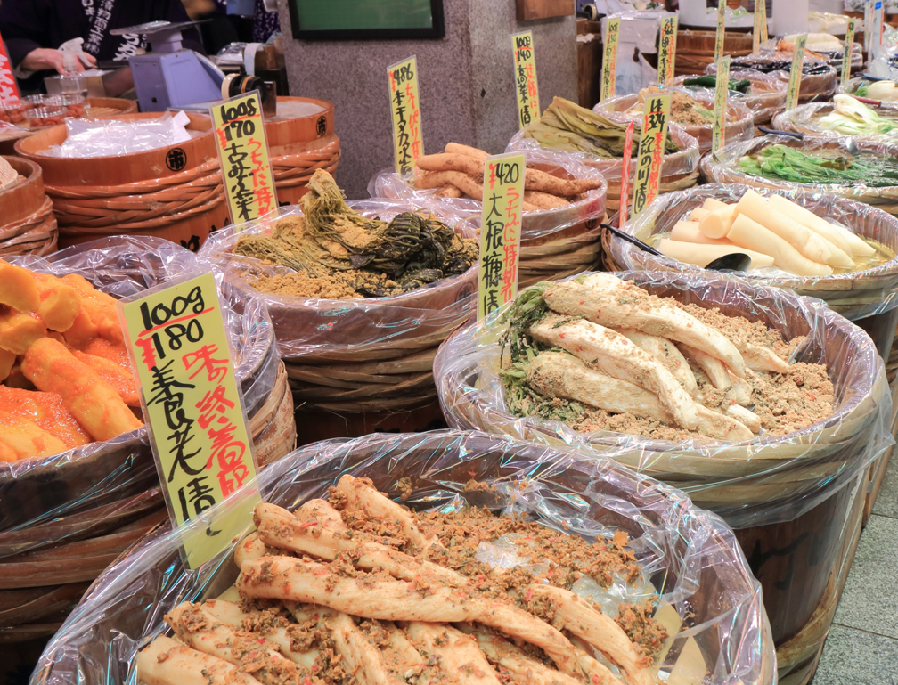 漬物屋さんの不織布巾着袋を製作致しました!